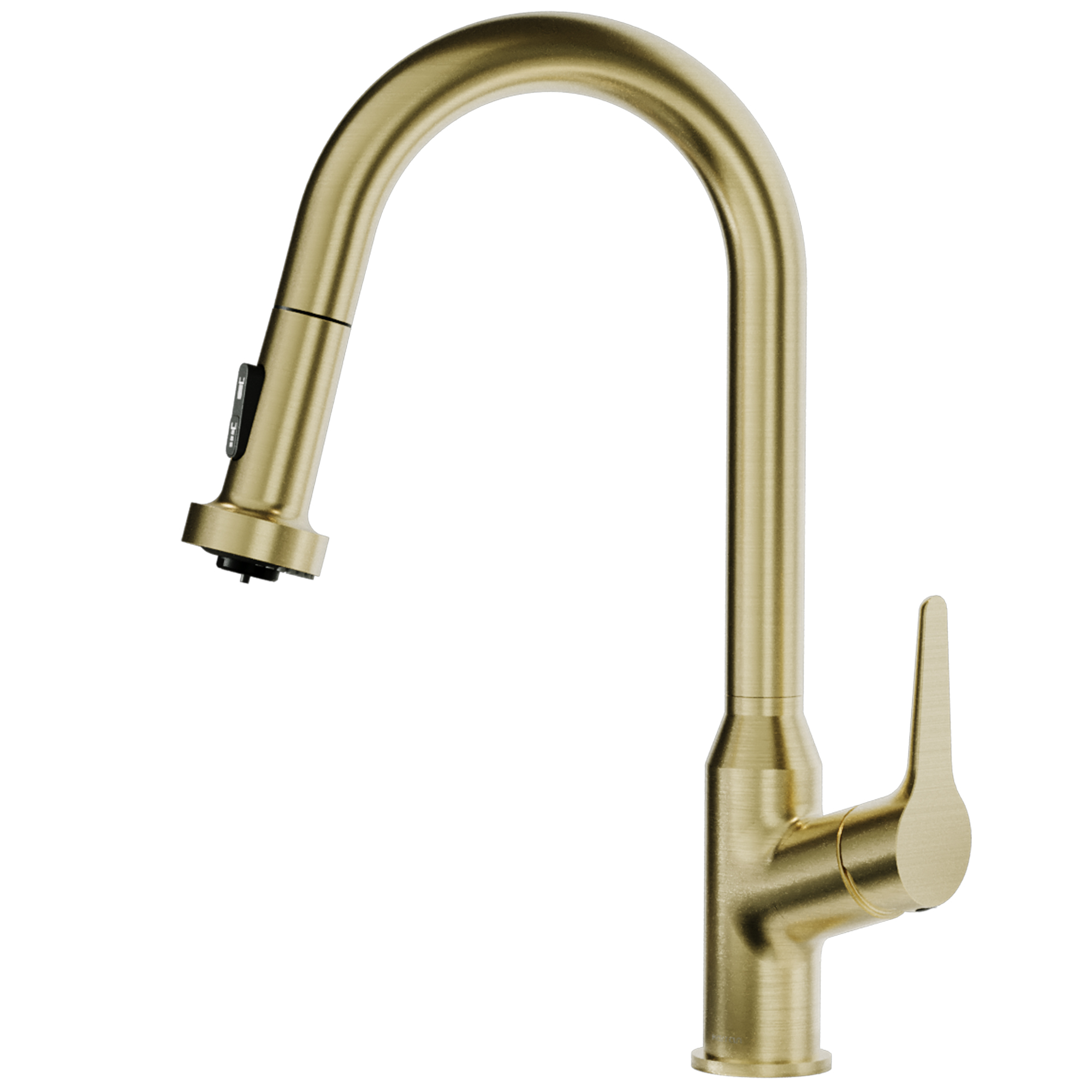 Karran Scottsdale 1.8 GPM Single Lever Handle Lead-free Brass ADA Kitchen Faucet, Pull-Down, Spot-Free Brushed Gold, KKF250SFBG