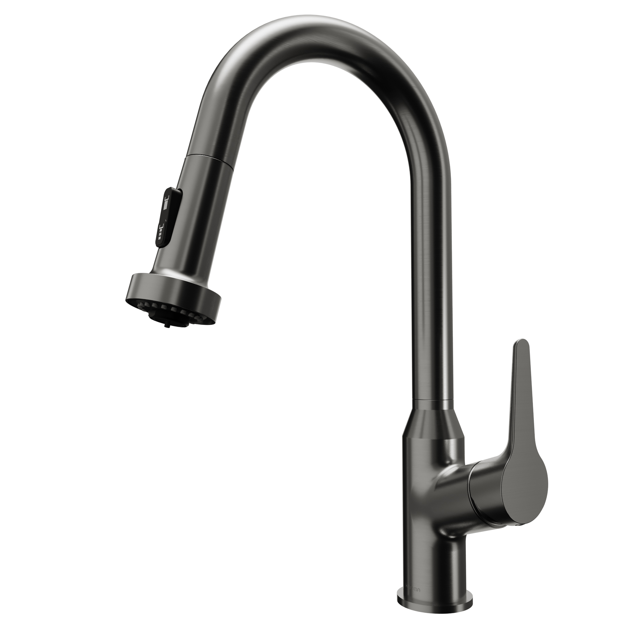Karran Scottsdale 1.8 GPM Single Lever Handle Lead-free Brass ADA Kitchen Faucet, Pull-Down, Spot-Free Gunmetal Grey, KKF250SFGG