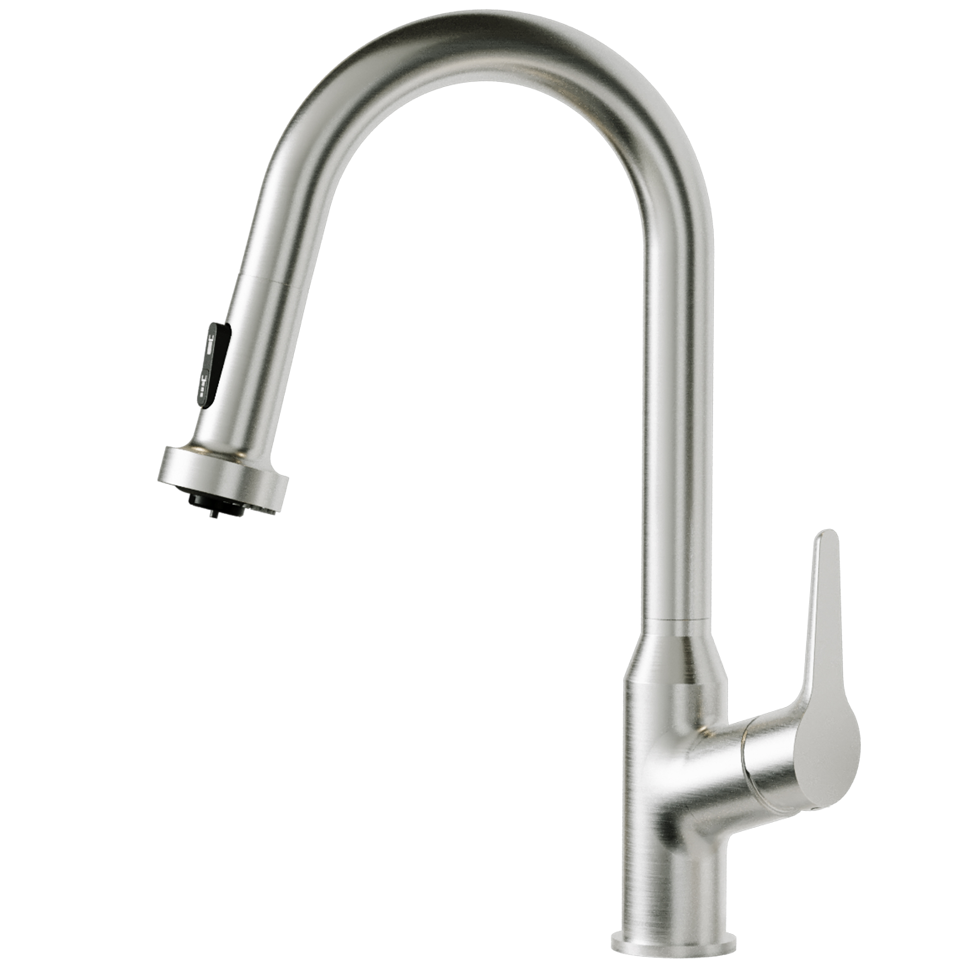 Karran Scottsdale 1.8 GPM Single Lever Handle Lead-free Brass ADA Kitchen Faucet, Pull-Down, Spot Free Stainless Steel, KKF250SFSS