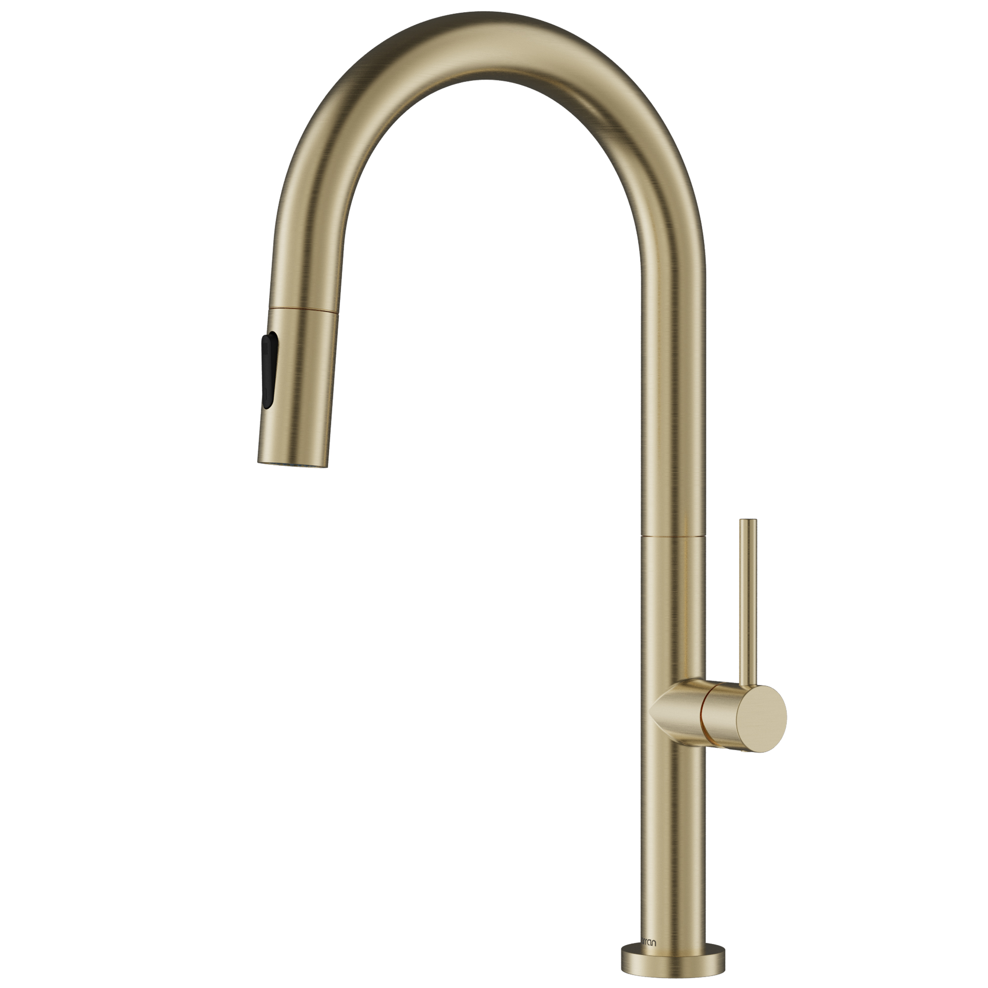 Karran Brynford 1.8 GPM Single Lever Lead-free Brass ADA Kitchen Faucet, Pull-Down, Spot-Free Champagne Bronze, KKF730SFCB
