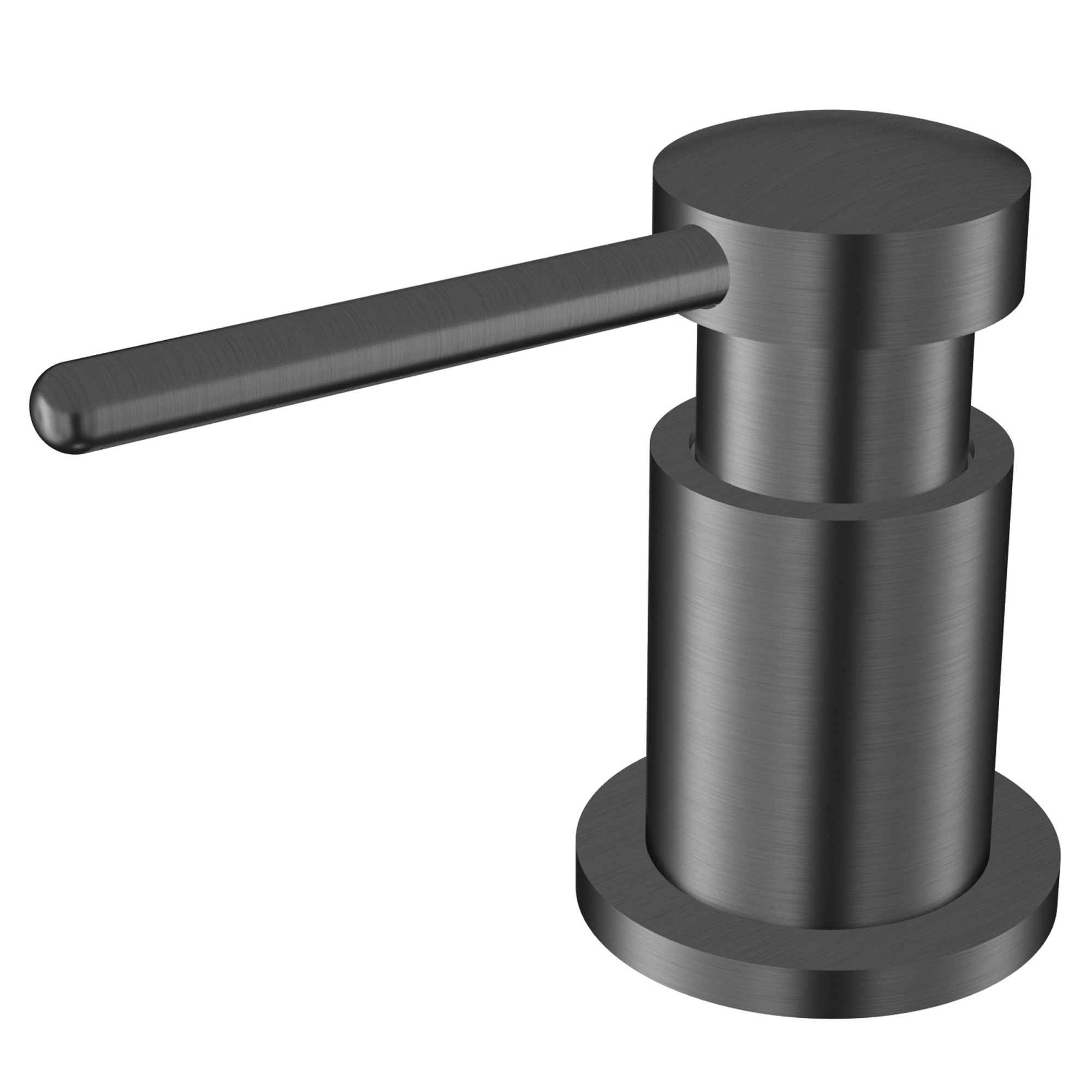 Karran SD55 Kitchen Soap/Lotion Dispenser Spot Free Gunmetal Grey, Lead-free Brass, SD55SFGG